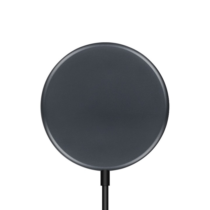 Incarcator wireless, Crong, 15W, Negru