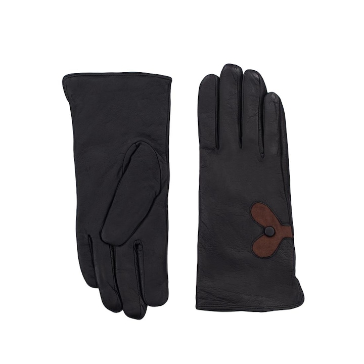 Дамски ръкавици Lyngen, Art of Polo, Естествена кожа, Черни, Един размер