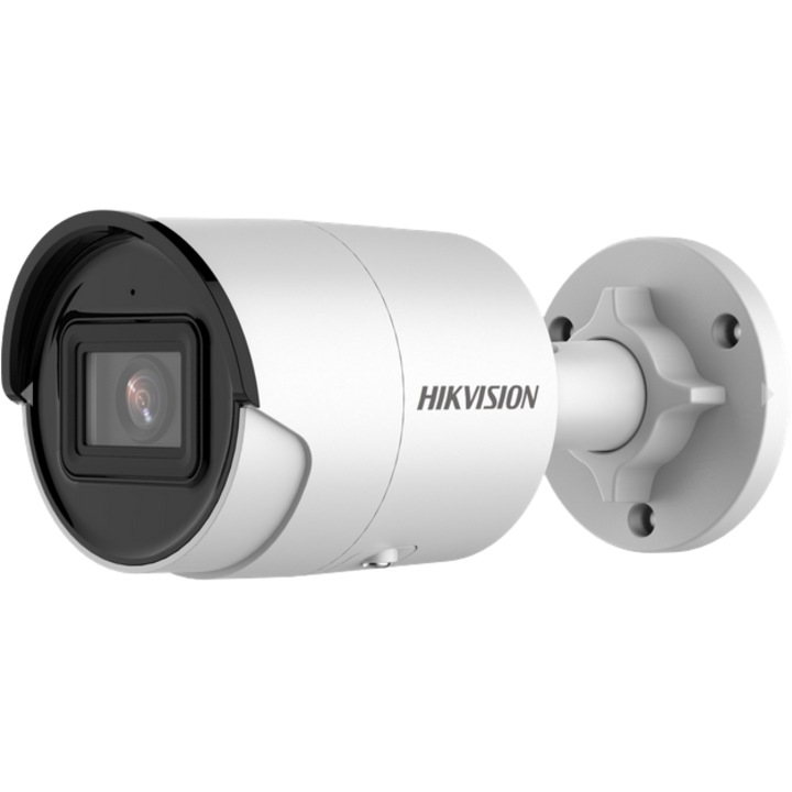 Камера за наблюдение, Hikvision, пластмаса/метал, 25fps, бяло/черно
