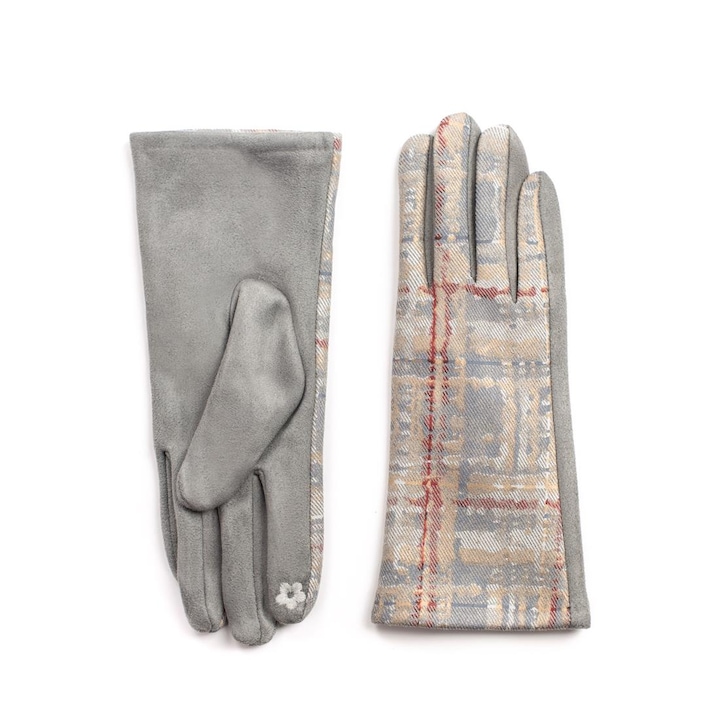 Дамски ръкавици Clamart, Art of Polo, Полиестер/Еластан, Сиви, Един размер
