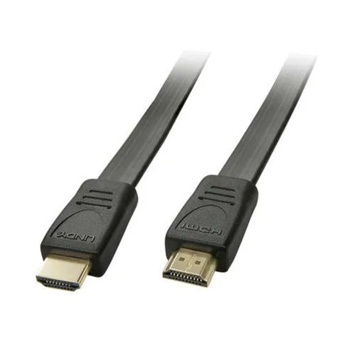 LINDY HDMI Csatlakozókábel [1x HDMI dugó - 1x HDMI dugó] 1.00 m Fekete (36996)