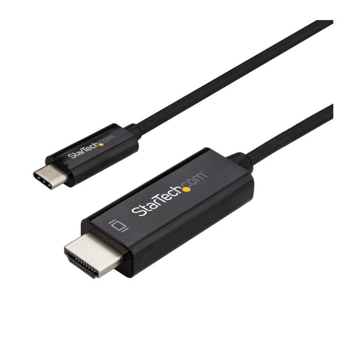 Cablu USB-C - HDMI, StarTech, 2 m, Negru