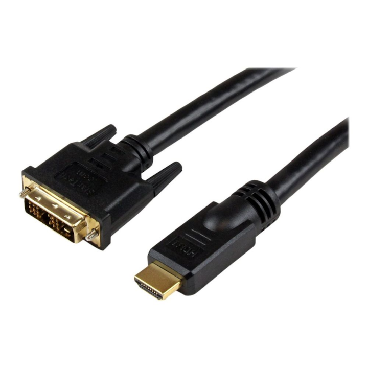 StarTech.com 5m High Speed HDMI Cable to DVI Digital Video Monitor - video cable - HDMI / DVI - 5 m (HDDVIMM5M)