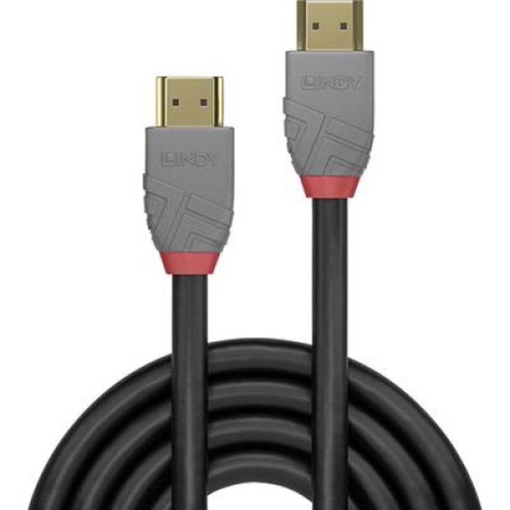 Lindy 36964 HDMI кабел 3 м HDMI тип A (стандартен) Черен, Сив