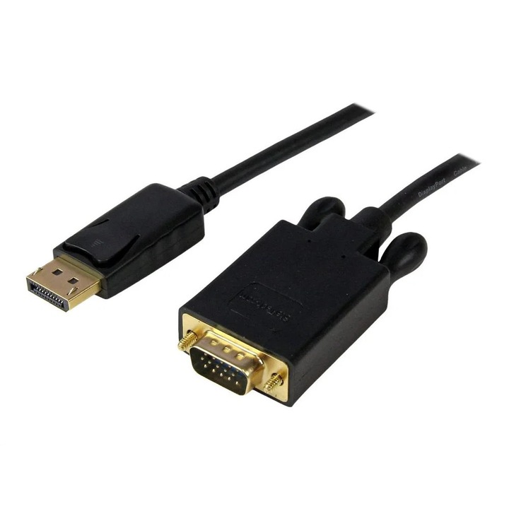 StarTech.com DP2VGAMM10B video átalakító kábel 3 M DisplayPort VGA (D-Sub) Fekete (DP2VGAMM10B)
