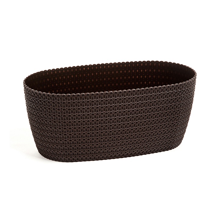 Ghiveci Lamela 38 cm maro