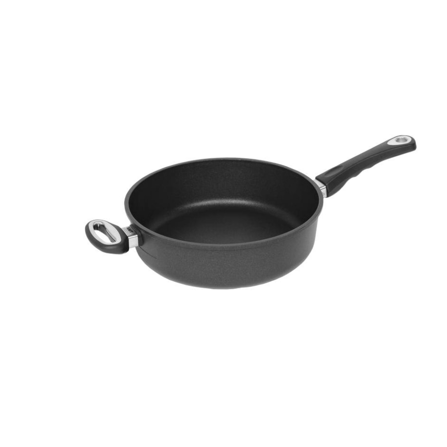 Padella A Induzione AMT Gastroguss 28 Cm | Alluminio, Alta Qualità, Altezza 7 Cm, Diametro Fondo 23 Cm - 2