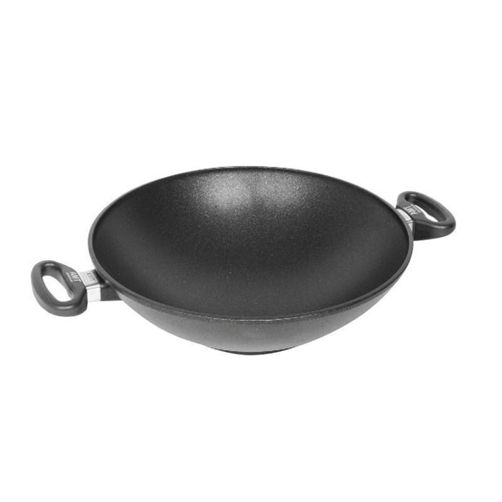 AMT Gastroguss the "World's Best Pan" wok, 32 cm, 10 cm magas, indukciós, 2 oldali fogantyúval