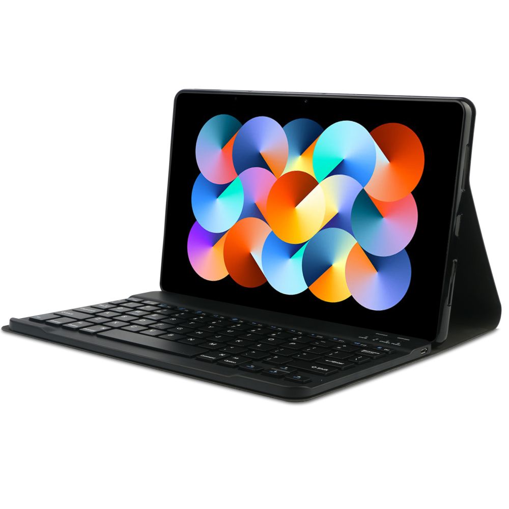 Husa cu tastatura Tech-Protect Smartcase Pen compatibila cu Xiaomi Redmi Pad 10.6 inch Black