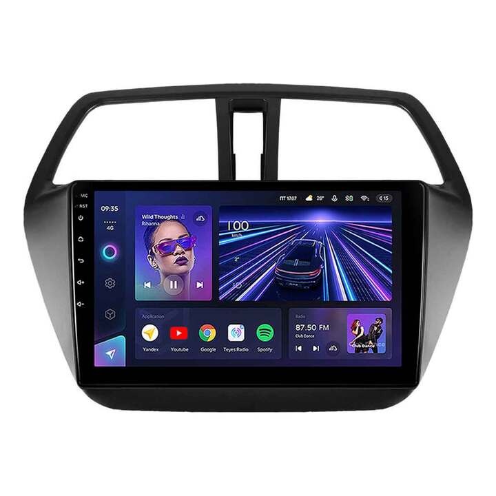Navigatie dedicata Suzuki SX4 2 S-Cross 2012-2016, Teyes CC3, 128GB ROM, 6GB RAM LDDR4, Procesor Octa-core 8 x 1.8Ghz, Display QLED 9", Apple CarPlay, Android Auto, Waze, WiFi, 4G SIM, 3 x USB, Bluetooth 5.1, DSP
