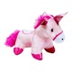 Jucarie de plus, unicorn roz, 14 cm