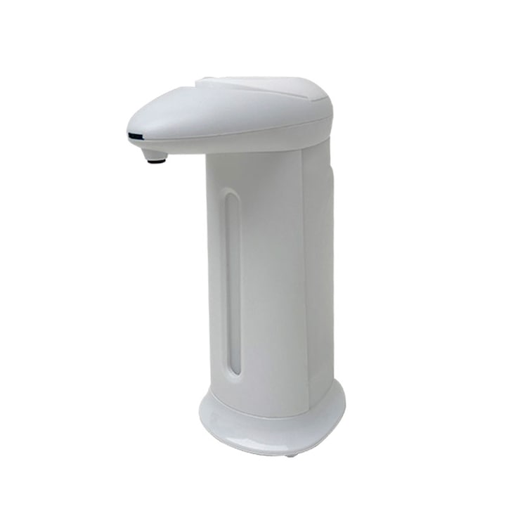 Dozator automat de sapun lichid/gel dezinfectant, Frandis, 330 ml, alb