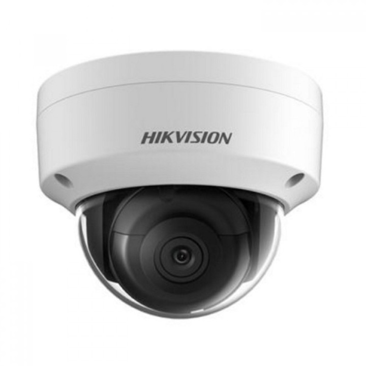 Térfigyelő kamera, Hikvision, fém/műanyag, 20fps, 8MP, fehér/fekete