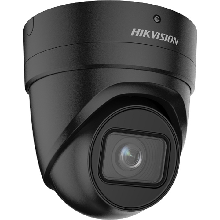 Камера за наблюдение, Hikvision, метал/пластмаса, 25fps, 8MP, черна