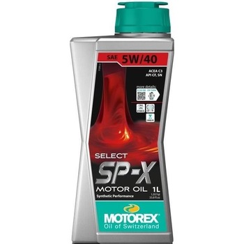 Ulei motor Select SP-X SAE 5W40, Motorex, 1 L Ulei motor Select SP-X SAE 5W40, Motorex, 1 L