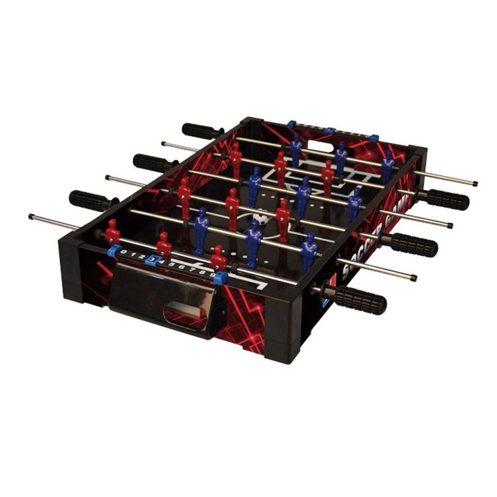 Masa mini-fotbal pentru copii, 61 x 35 x 10 cm, Spartan, Multicolor