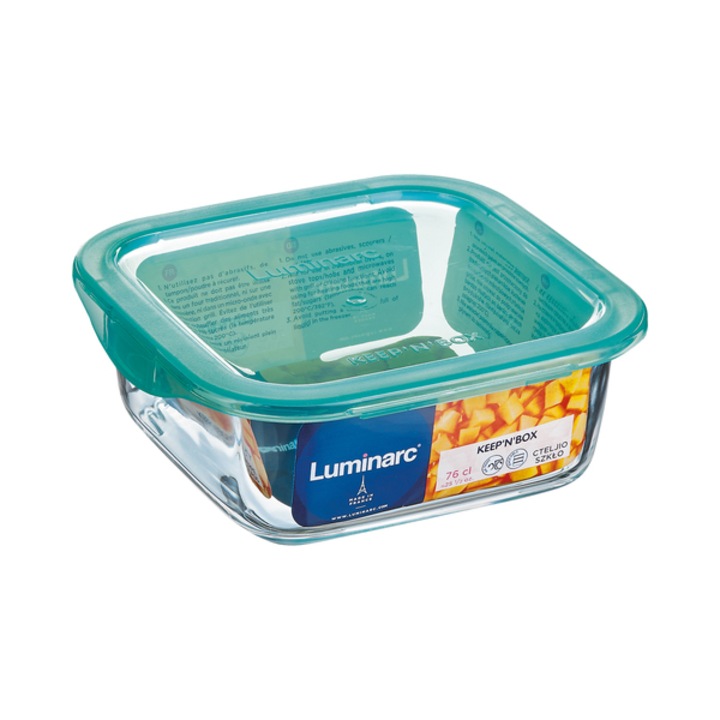 Luminarc Keep'n Lagon ebédlődoboz, Crystal, 0,76 l