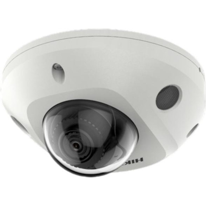 Камера за наблюдение Hikvision, метал/пластмаса, 25fps, 4MP, бяло/черно