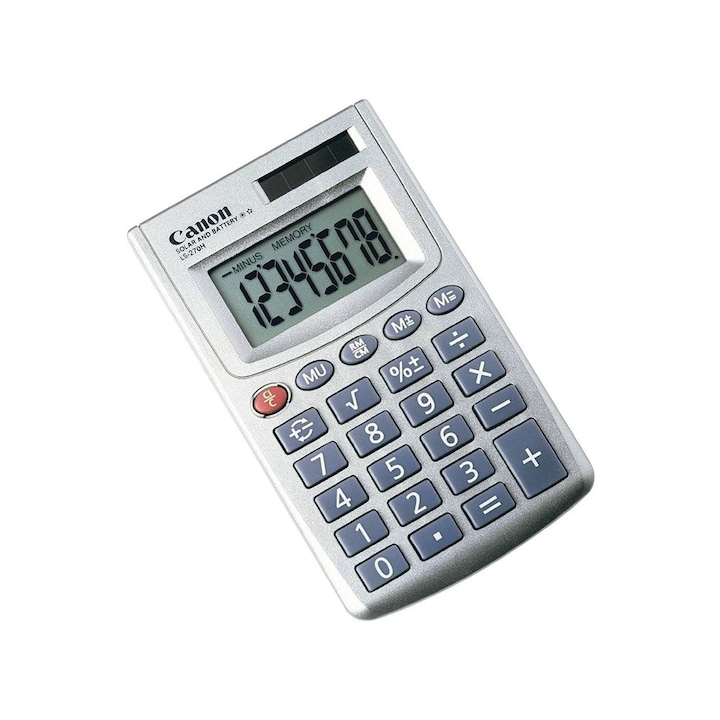 Canon Калкулатор LS-270H, преносим, 8-разряден, сив