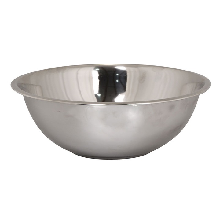 Rozsdamentes konyhai tál Ø28 cm, magasság 10,5 cm, Frandis, modell 300793