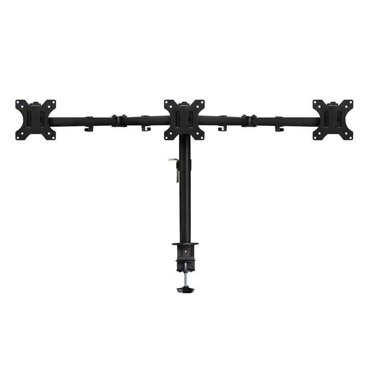 ACT AC8303 Tripple monitor arm 27" Black, 211385, Fali-, monitor-, projektortartó