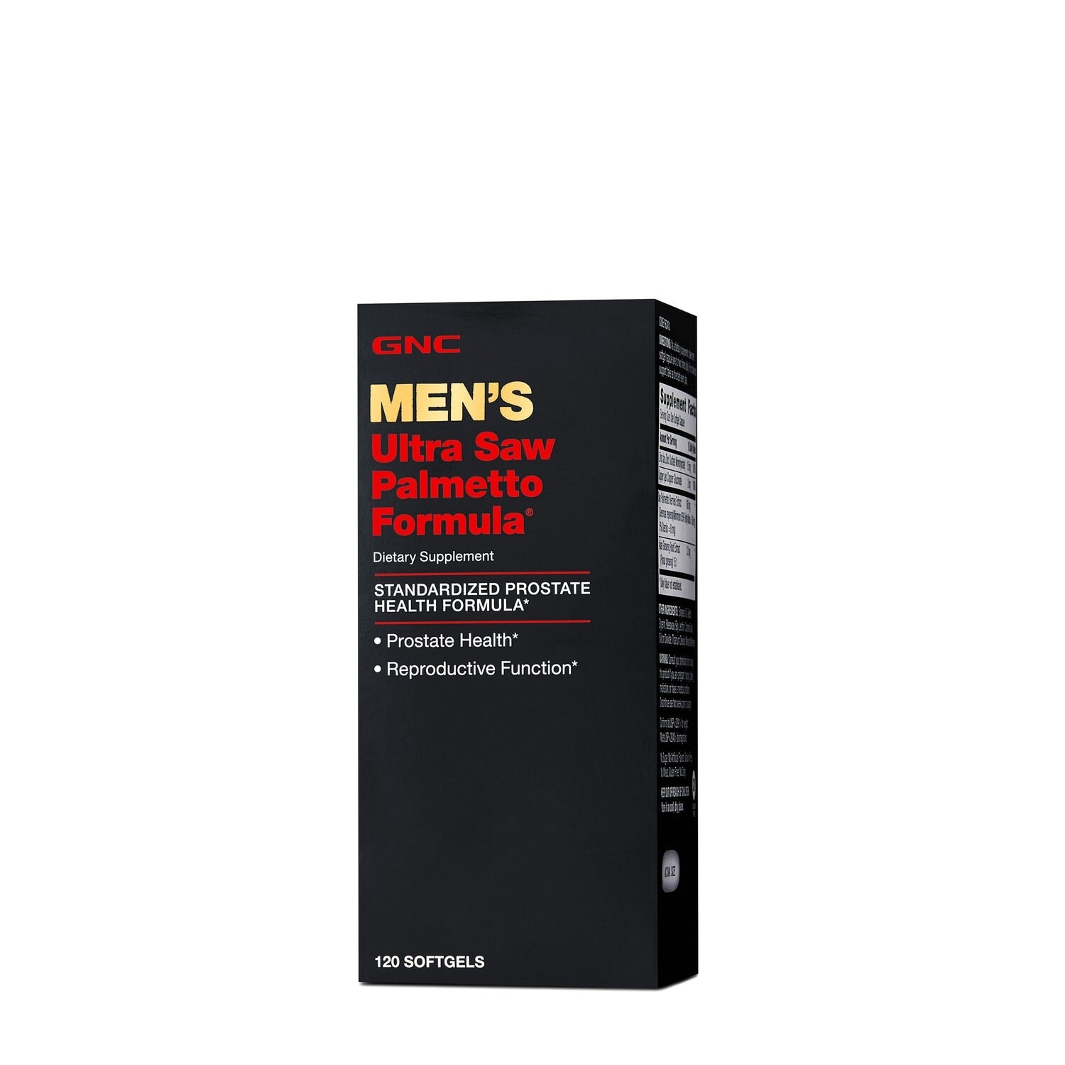 GNC Men’s Ultra Saw Palmetto Formula®, Formula Avansata pentru Sanatatea Prostatei, 120 cps