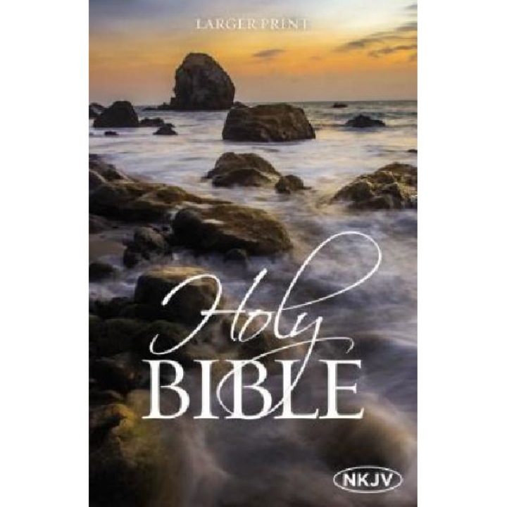 NKJV, Holy Bible, Larger Print, Paperback - Thomas Nelson
