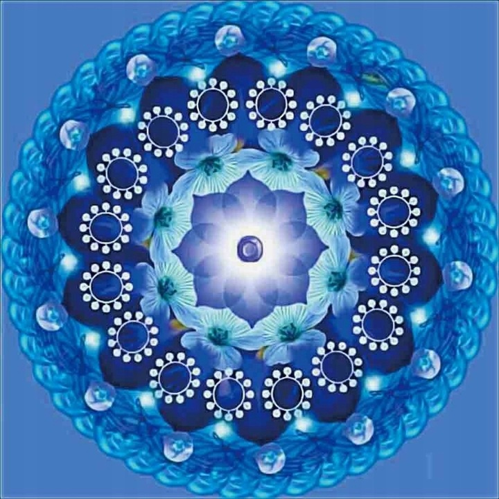 Set mozaic cu diamante, sferazabawek, 7D, Mandala, 10ani+, Multicolor