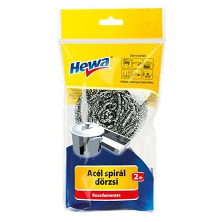 Метален скрубер спирален Hewa 2 бр