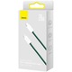 Baseus Dynamic 2 USB - Lightning töltőkábel, 2.4A, 2m, zöld