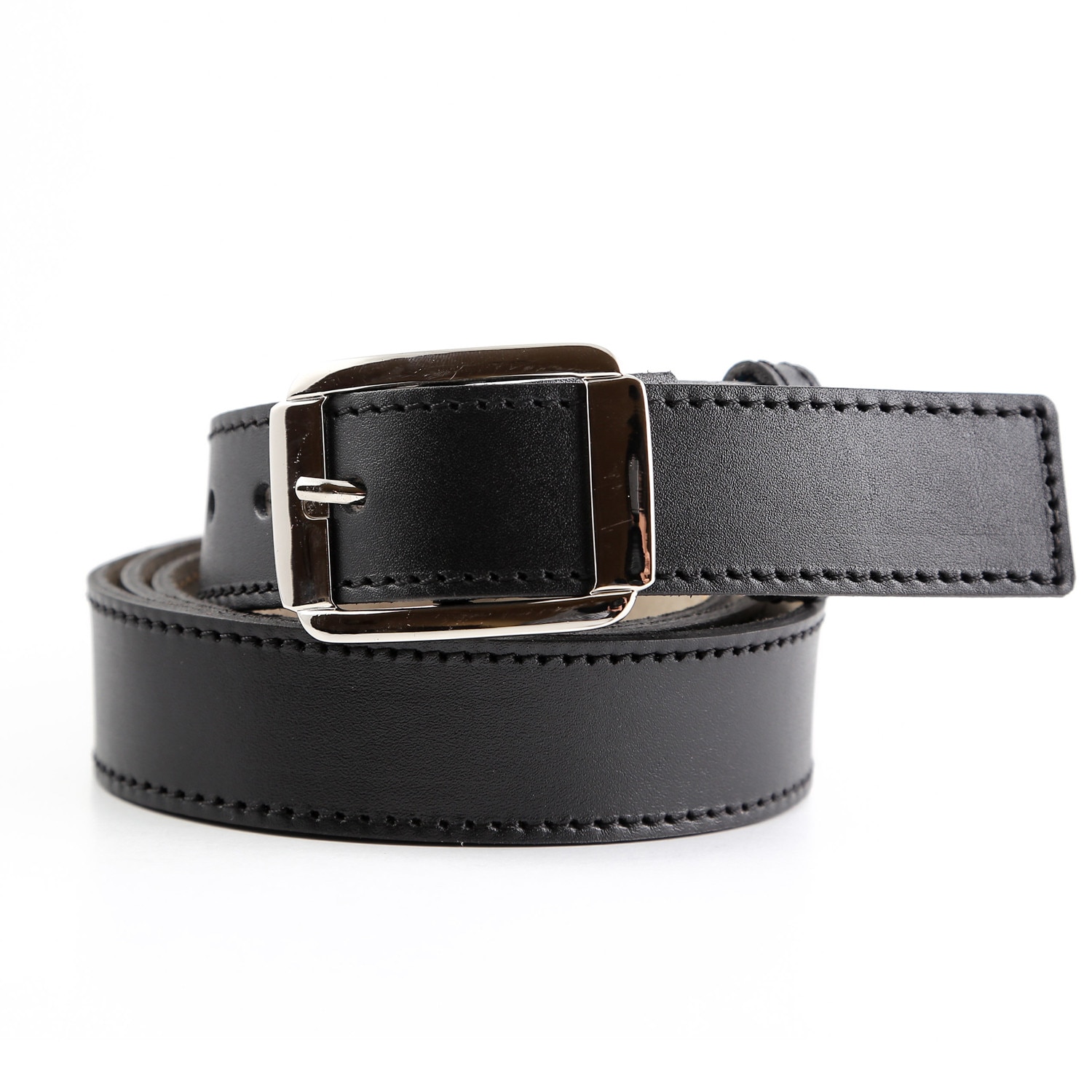 Curea din piele naturala, Leather Design, model unisex, 120 cm