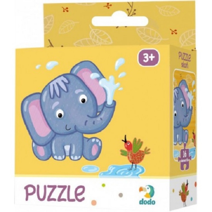 Puzzle Elefant, 16 elemente, Dodo