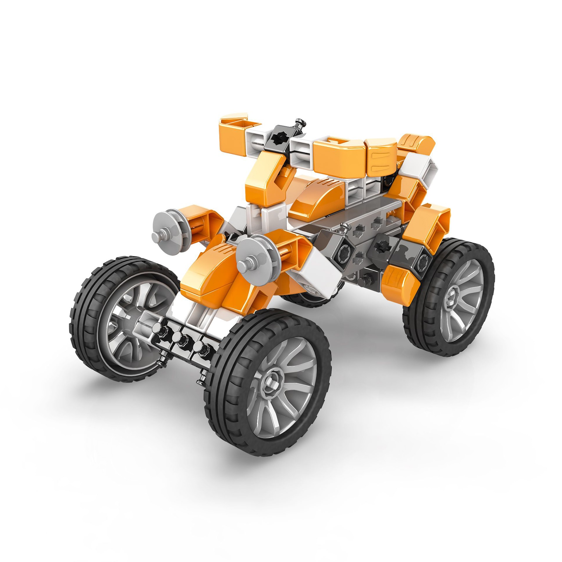 Конструктор Engino Inventor Mechanics, Четириколка, 5 в 1 - eMAG.bg