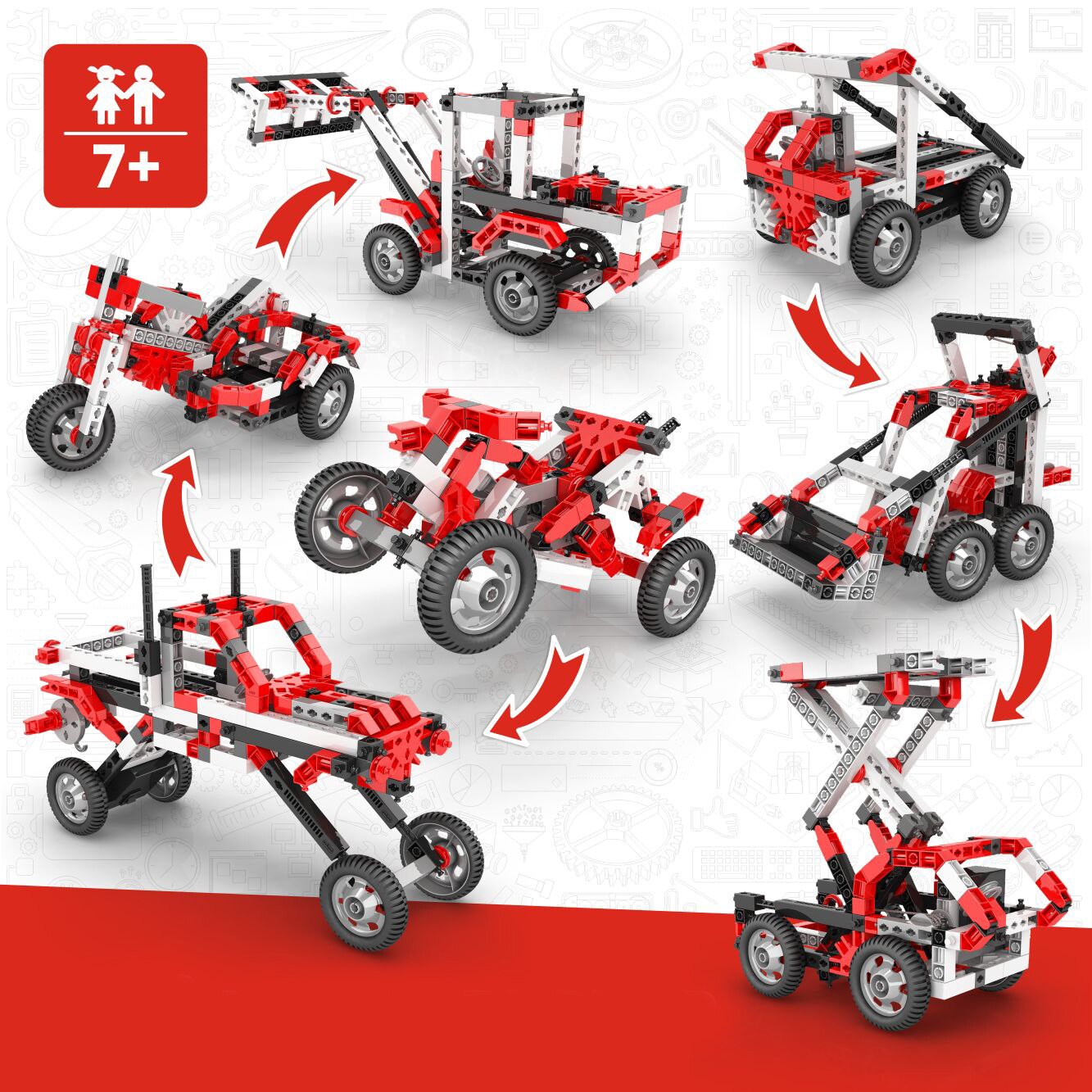 Конструктор Engino Creative Builder, 90 в 1 - eMAG.bg