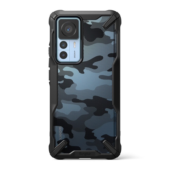 Ringke Fusion X tok Xiaomi 12T / 12T PRO telefonhoz, Camo Black