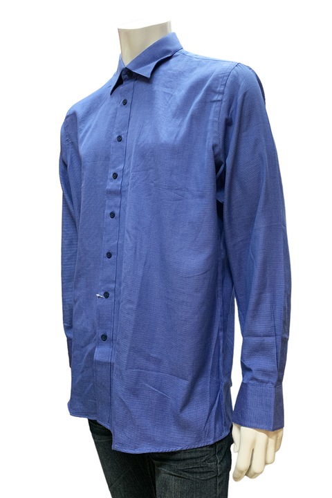 Camasa barbati, Charles Vogele Biaggini, Bumbac, Albastru, Albastru azur