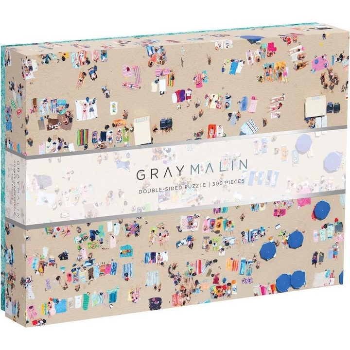 Galison - Gray Malin The Beach kétoldalas Puzzle 500 db