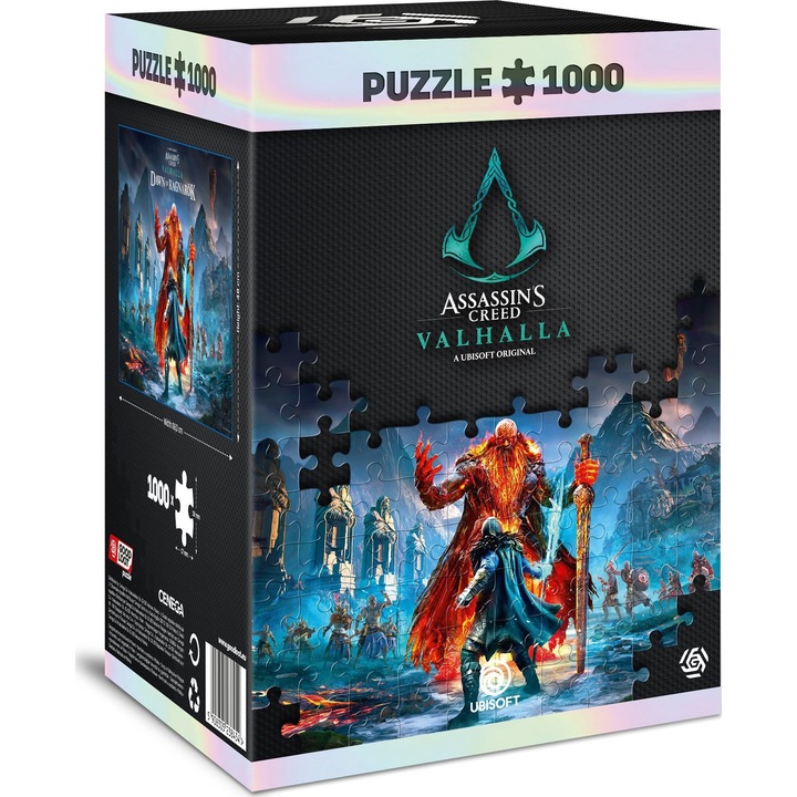Пъзел Assassin's Creed Valhalla Dawn of Ragnarök, Good Loot, 1000 части, Многоцветен