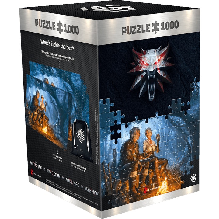 Пъзел Witcher - Пътешествието на Ciri, Good Loot, 1000 части, многоцветен