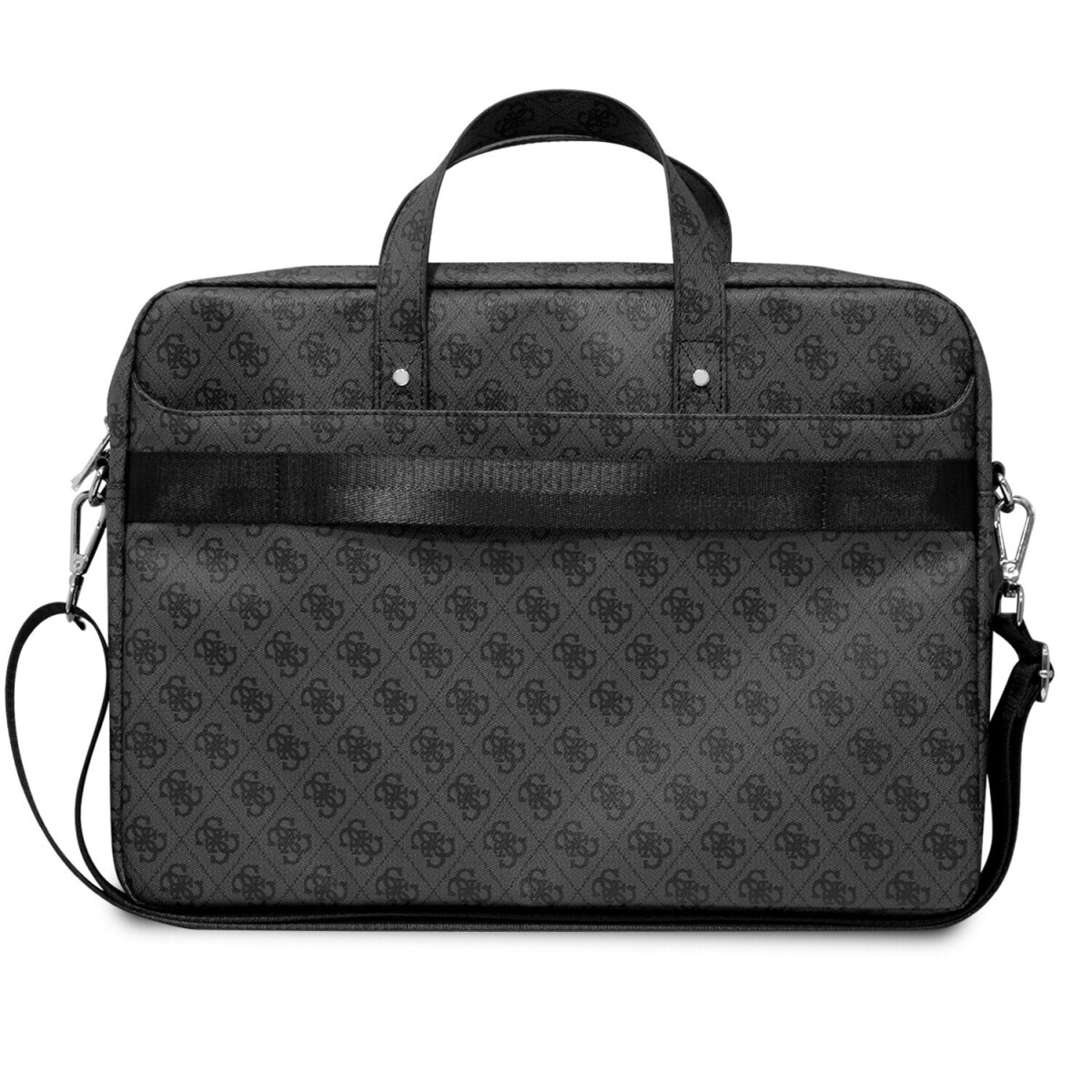 Geanta Guess 4G PU Triangle Logo Computer Bag 15/16" Black