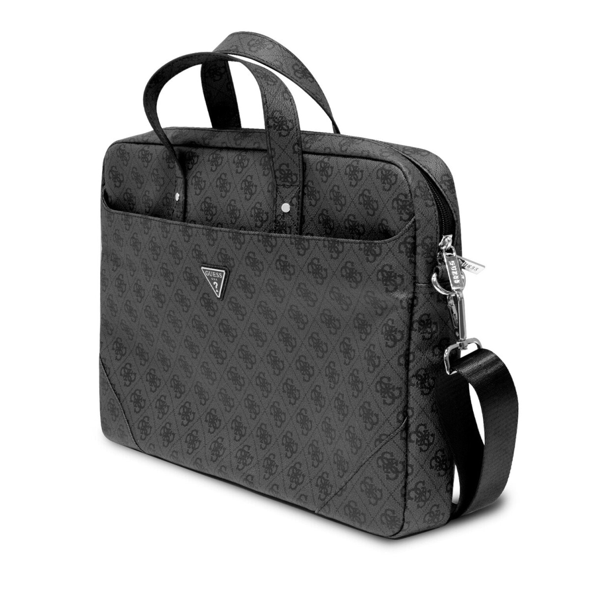 Geanta Guess 4G PU Triangle Logo Computer Bag 15/16" Black