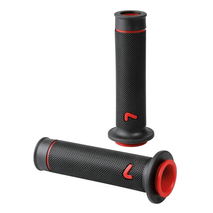 Комплект ръкохватки за мотор Lampa, Sport grip, Червени, 2 броя