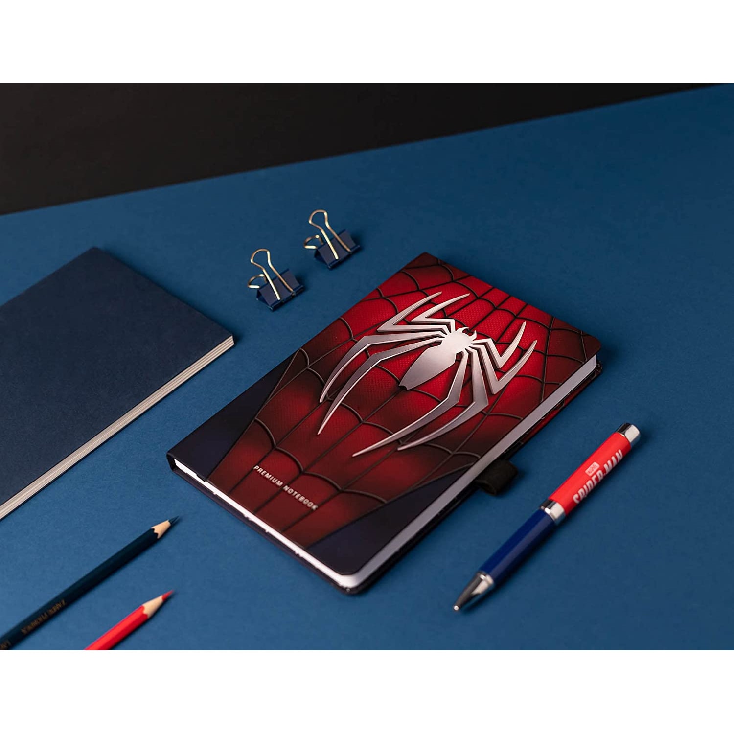 Spiderman Carnet A5 Marvel Cahier relié 15 x 21 cm noir