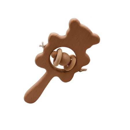 Jucarie bebelusi, MilaBaby, Lemn, Maro - eMAG.ro