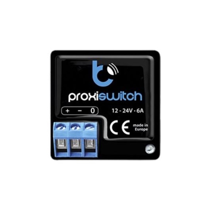 Comutator cu senzor de proximitate, BleBox, Wireless, Negru/Albastru