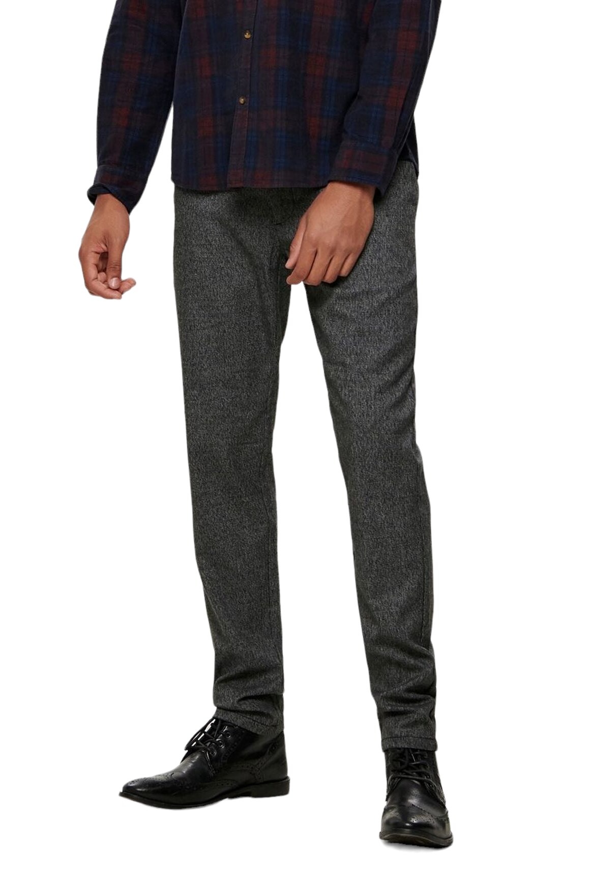 Onsmark Check Pants Hy Gw 9887 Noos Pantalon Noir 32W / 32L Hommes