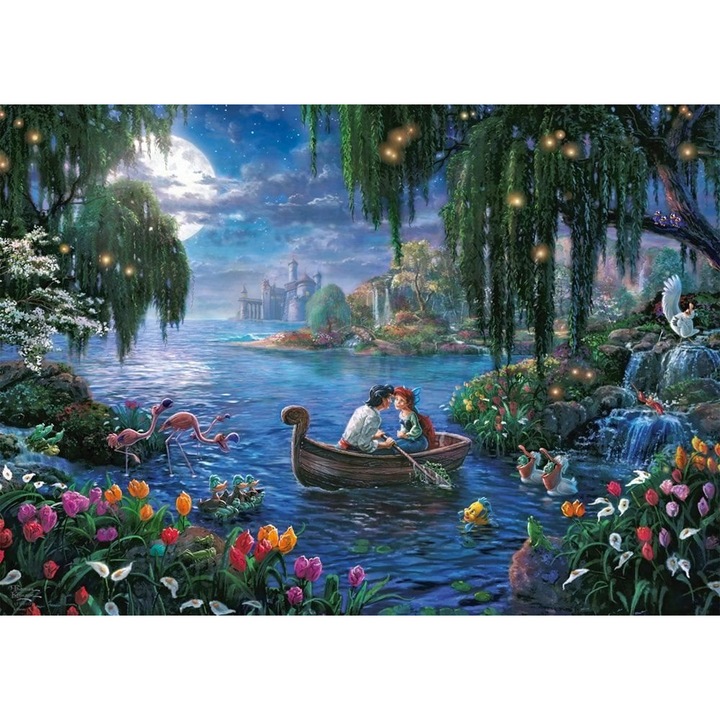 Puzzle 1000 piese Schmidt - The Little Mermaid and Prince Eric (Schmidt-57370)