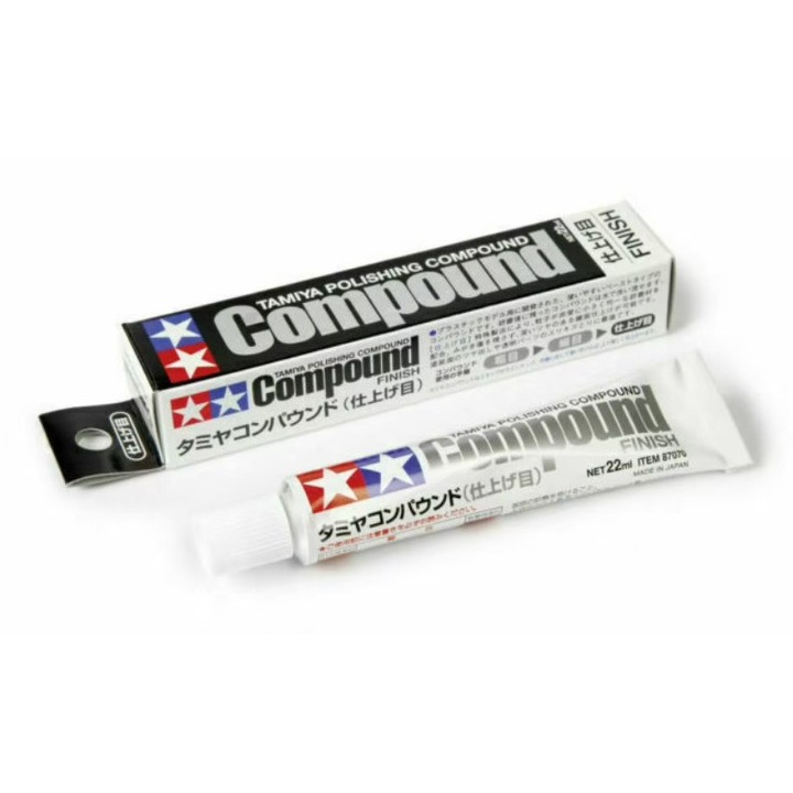 Бяла шпакловка Tamiya Polishing Compound Finish 22 ml TAM 87070