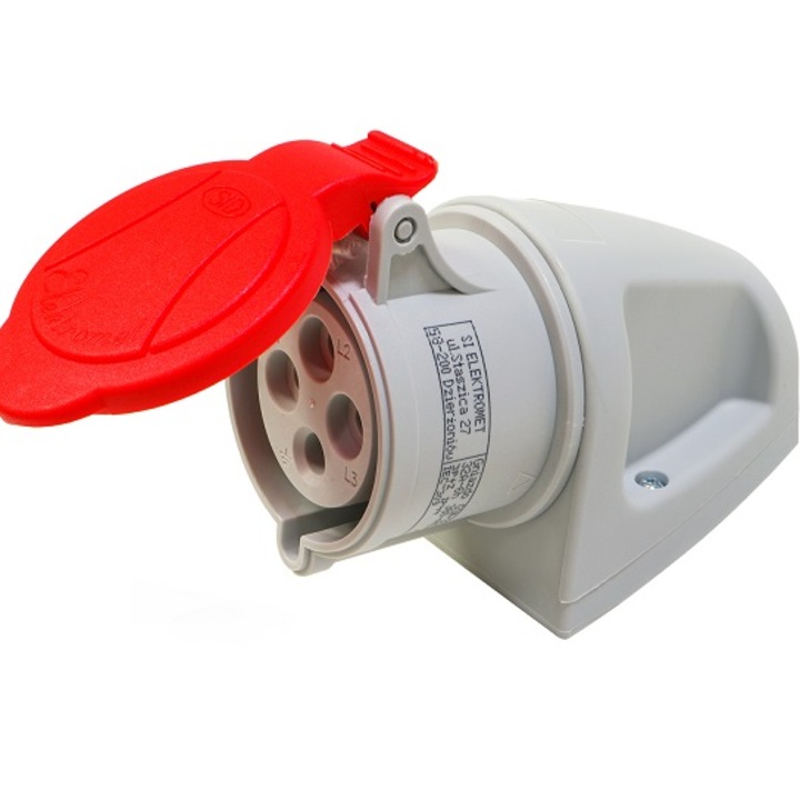 Priza fixa ​​industriala 4P 32A mini GSM 921866 ELEKTROMET