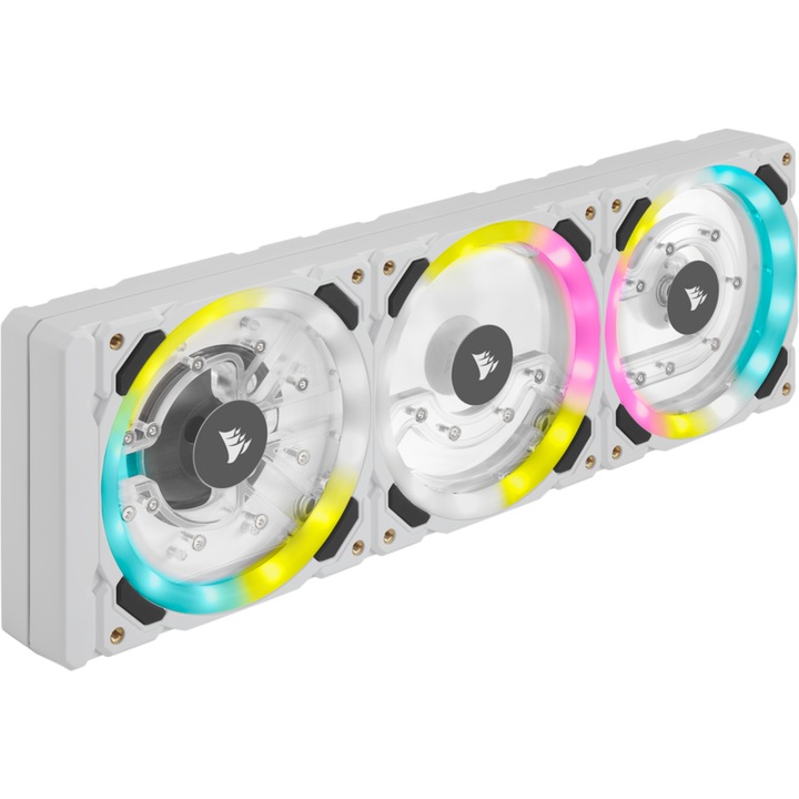 Rezervor si Pompa racire pe lichid, Corsair Hydro X Series XD7 RGB, Alb, CX-9040008-WW